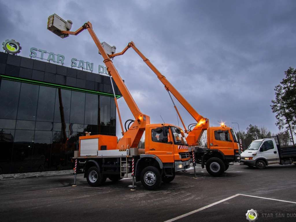 New Truck mounted aerial platform Mercedes-Benz  ATEGO 1018 WUMAG WT 170 Platform Lift 17m: picture 11