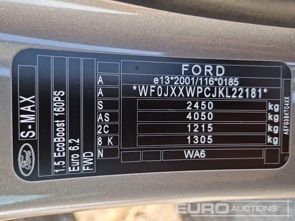 Car 2019 Ford S-Max: picture 32