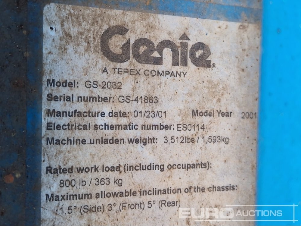 Aerial platform Genie GS2032: picture 21