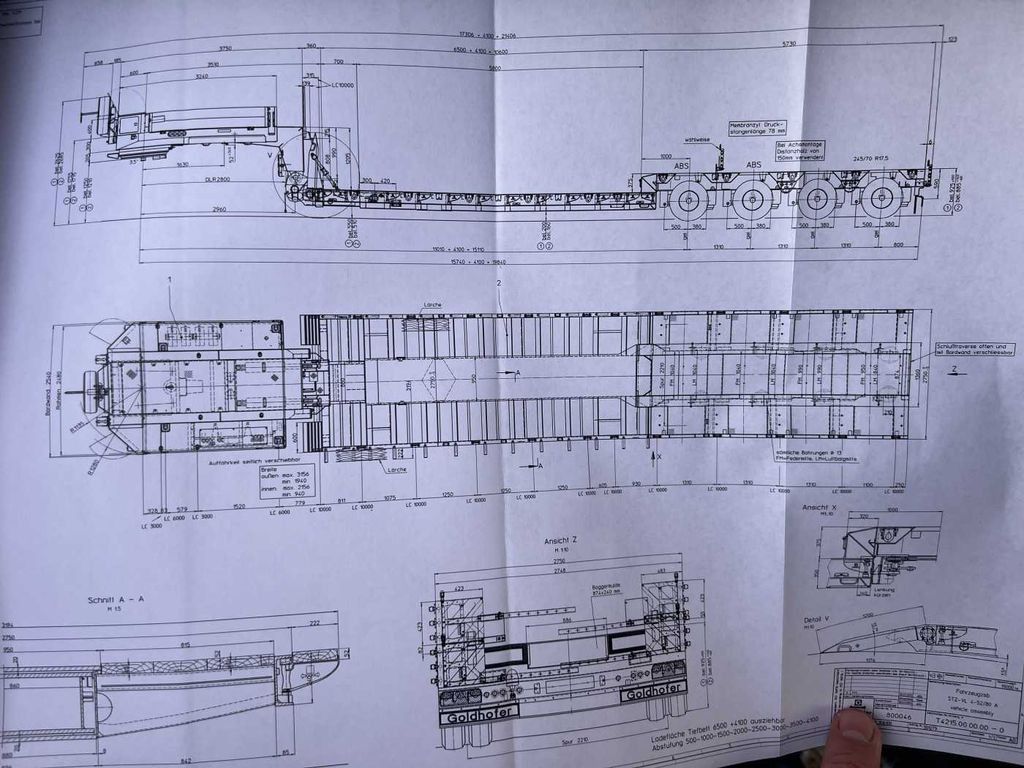 Leasing of Goldhofer STZ-VL4-45/80A Tiefbett Schwanenhals Teleskop  Goldhofer STZ-VL4-45/80A Tiefbett Schwanenhals Teleskop: picture 15