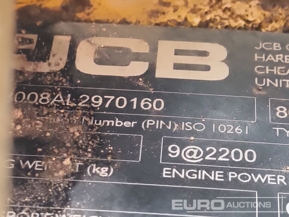 Mini excavator 2020 JCB 8008CTS: picture 50